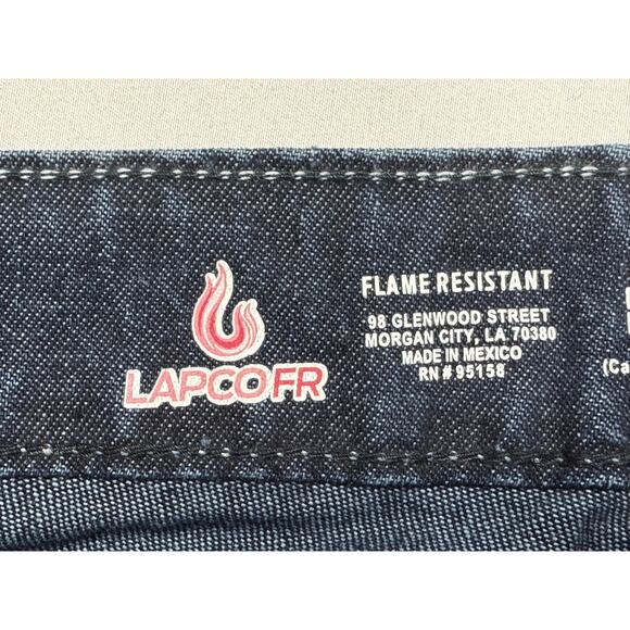 Lapco FR Women's Fire Resistant Straight Leg Blue Denim Jeans - Sz 16 (36x31.5) - Picture 5 of 6